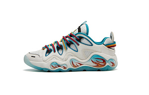 FILA FUSION X Mitchell & Ness Bank Vertical Sneakers 'White Blue'