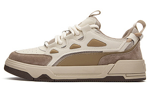 Jeep Low Top Skateboard Shoes Men's Apricot