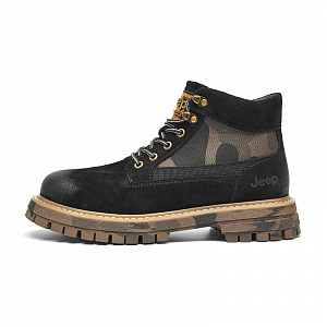 Jeep Short Martin Boot Men's Black