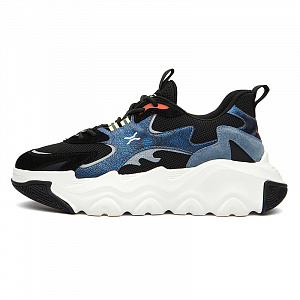 Jeep Low-Top Outdoor Shoes Men's Black Blue