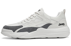 Jeep Low Top Casual Shoes Men's Greige