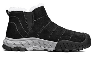 Jeep Durable Warm Ankle-Length Outdoor Shoes Men's Black 1 2642572