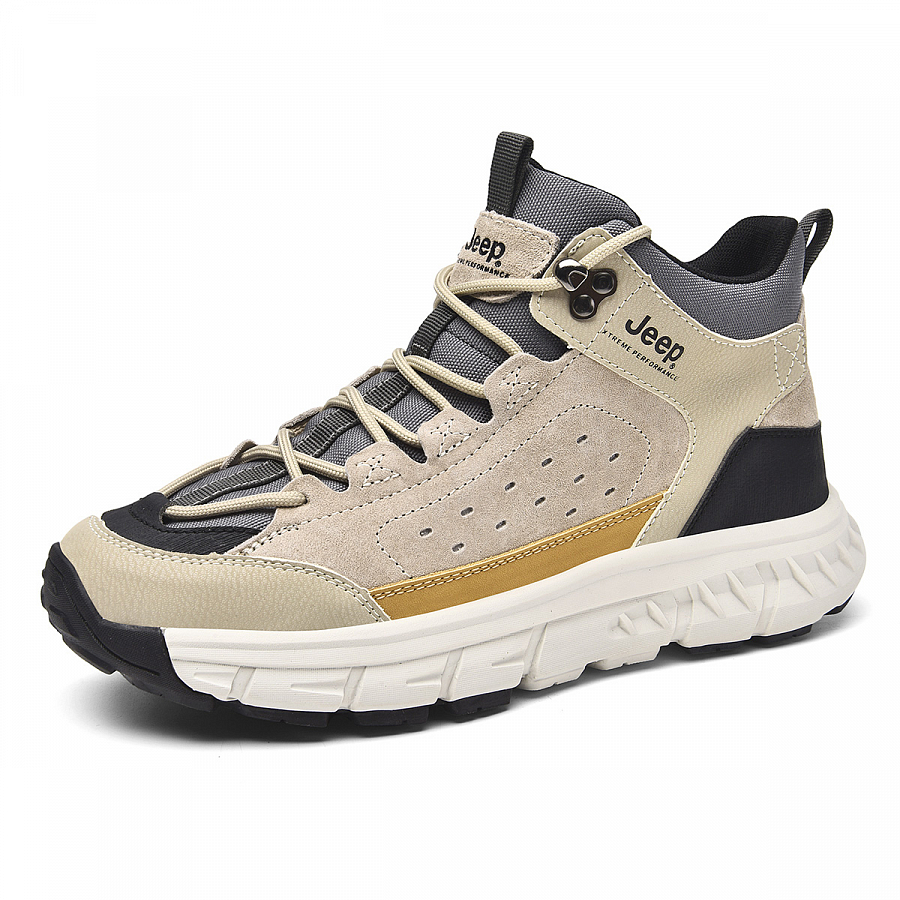 Jeep Mid Top Mountaineering Hiking Shoes Men's Sand купить в интернет-магазине Yoocart с быстрой доставкой по России.