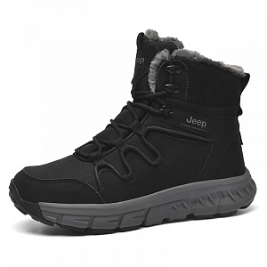 Jeep Crew Snow Boots Men's Black 1 2643312