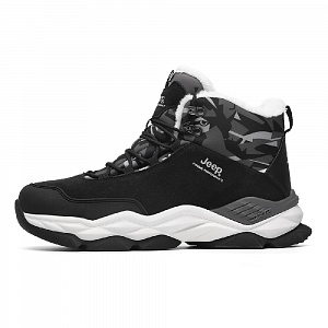 Jeep Short Outdoor Boots Men's Black