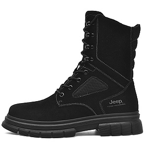 Jeep Crew Outdoor Boots Men's Black