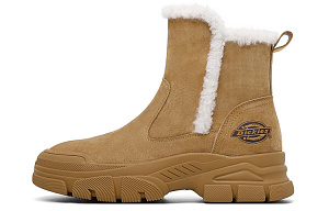 Dickies Warm Crew Snow Boots Women's Yellow Brown