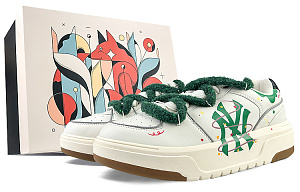 MLB Chunky Liner Skateboard Shoes Unisex Low top Christmas Green