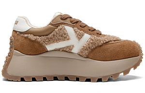 Kappa Non slip Lightweight Low Top Chunky Sneakers Women's Stag Brown 1 2644212
