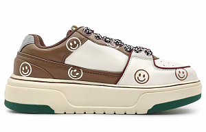 MLB Chunky Liner Low-Top Skateboard Shoes Unisex Brown White 1 2644413