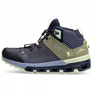 On Cloudtra Cushioning Wear-Resistant Low-Top Running Shoes Women's Beige Blue