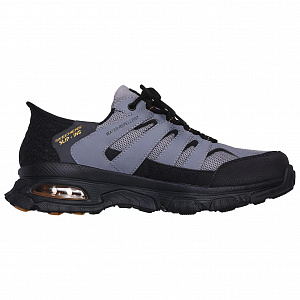 Skechers Low Top Running Shoes Men's Black Gray 1 2644982