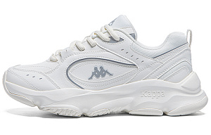 Kappa Anti-Slip Wear-Resistant Low-Top Casual Running Shoes Unisex White
