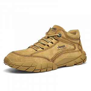 Jeep Mid Top Outdoor Shoes Unisex Camel 1 2645511