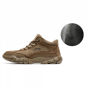 Jeep Low Top Outdoor Shoes Unisex Khaki