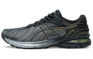 Asics Gel Pursue 7 Abrasion Resistant Breathable Low top Running Shoes Men's Black Silver