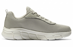 Skechers BOBS B FLEX Abrasion Resistant, Breathable, Lightweight Mid Top Casual Running Shoes Men's Taupe 1 2645889
