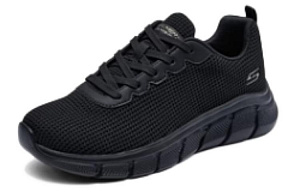 Skechers Vapor Foam Wear-resistant And Lightweight Low-Top Casual Shoes Women's Black 1 2646153