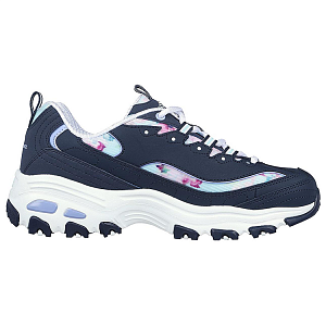 Skechers D'LITES 1.0 Wear-Resistant Lightweight And Balanced Low-Top Casual Shoes Women's Blue 1 2646158