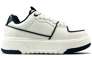 MLB Chunky Liner Low-Top Skateboard Shoes Unisex Black White 1 2646260