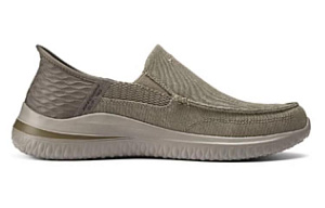 Skechers Slip Ins Slip-Ins Technology Low-Top Casual Shoes Men's Khaki 1 2646416