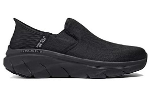 Skechers D'lux Walker Hands Free Slip-Ins Lightweight Low-Top Casual Shoes Men's All Black 1 2646421