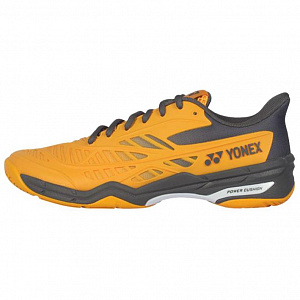 YONEX Cushioning Wear-Resistant Low-Top Badminton Shoes Unisex Yellow White
