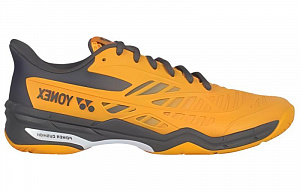 YONEX Cushioning Wear-Resistant Low-Top Badminton Shoes Unisex Yellow White 1 2647252