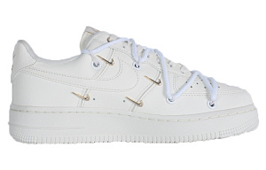 Nike Air Force 1 Anti-Slip Wear-Resistant Low-Top Skateboard Shoes Women's White Gold 1 2647565