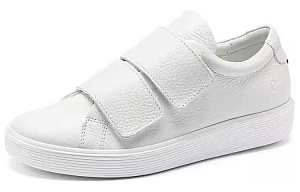 Ecco Low-Top Skateboard Shoes Women's White