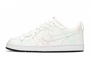 Nike Court Borough Series Low Top Skateboard Shoes GS Pink Blue White 1 2647970