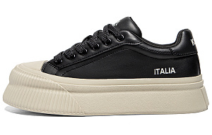 Kappa Slip Resistant Abrasion Resistant Low top Skateboard Shoes Women's Black