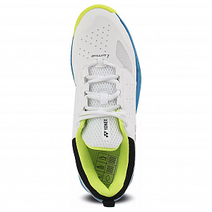 YONEX Breathable And Lightweight Low Top Tennis Shoes Unisex White Sea Blue 1 2649573