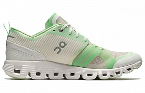 On Cloud X Shift Wear-Resistant Low-Top Running Shoes Women's Beige Green 1 2649595