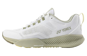 YONEX Anti-Slip Wear-Resistant Low-Top Running Shoes Men's White Green