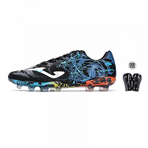 Joma FG Firm Ground Anti Slip Wear Resistant Soccer Shoes Men's Blue Black