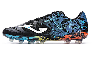 Joma FG Firm Ground Anti Slip Wear Resistant Soccer Shoes Men's Blue Black 1 2650738