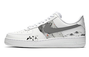 Nike Air Force 1 Low Low-Top Skateboard Shoes Men's Pure White