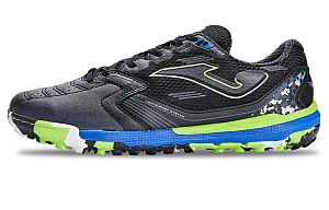 Joma TF Rubber Broken Studs Anti Slip Wear Resistant Soccer Shoes Men's Black