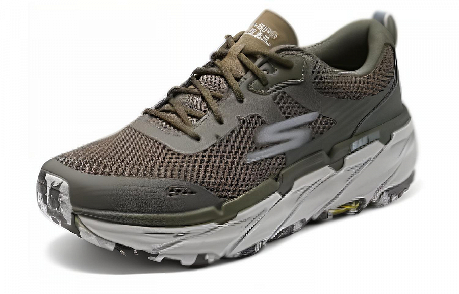 Skechers Cushioning Wear-Resistant Low-Top Running Shoes Men's Taupe купить в интернет-магазине Yoocart с быстрой доставкой по России.