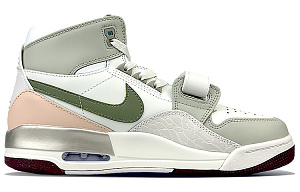 Jordan Legacy 312 High-Top Vintage Basketball Shoes Men's White Green 1 2651405