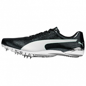 PUMA EvoSPEED Electric 7 Anti-Slip Wear-Resistant Low-Top Running Shoes Unisex Black White
