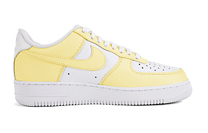 Nike Air Force 1 Air Force 1 Low-Top Skateboard Shoes Women's Light Yellow 1 2651878