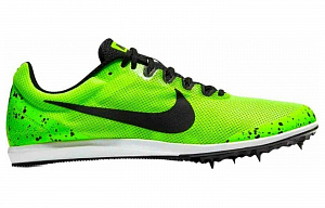 Nike Zoom Rival D 10 Cushioning Wear-Resistant Low-Top Running Shoes Unisex Black Green 1 2651886