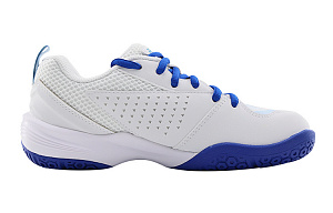 YONEX Cushioning, Slip Resistant, Abrasion Resistant, Breathable Coverage Low Top Badminton Shoes Unisex White Blue 1 2651925