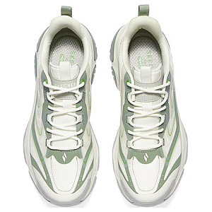 Skechers Street Cushioning Wear-Resistant Low-Top Casual Shoes Men's White Green 1 2651961