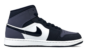 Jordan Air Jordan 1 Cushioning Wear-Resistant Mid-Top Vintage Basketball Shoes Unisex Sanded Purple 1 2651965