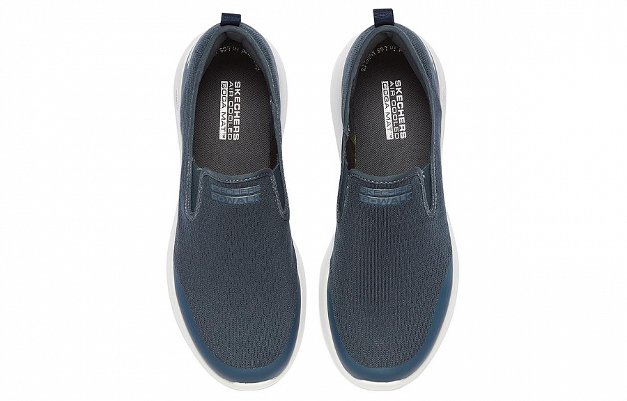 Skechers Abrasion Resistant Breathable Low Top Casual Shoes Men's Gray купить в интернет-магазине Yoocart с быстрой доставкой по России.