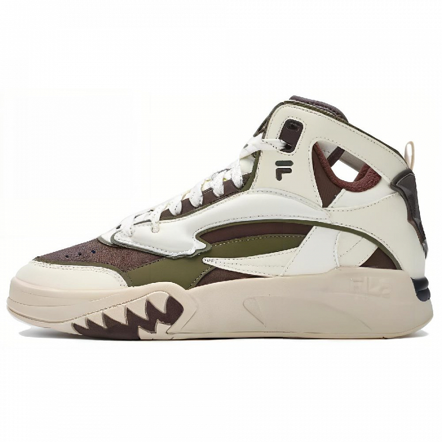 FILA FUSION High Top Basketball Shoes Men's Brown White купить в интернет-магазине Yoocart с быстрой доставкой по России.
