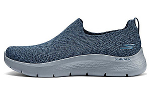Skechers Cushioned Wear-Resistant Breathable Rebound Low-Top Casual Shoes Men's Blue